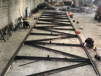 Fabrication / Montage/ Démontage pour galvanisation (Portée de 20 mètre de long sur 5 mètre de Hauteur)